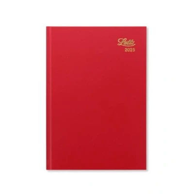 Image of Letts of London Standard A5 week to view 2025 diary red