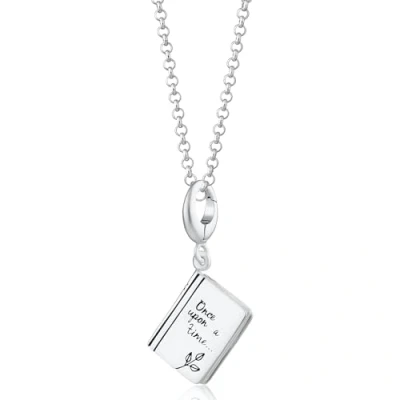 Image of Lily Charmed Sterling Silver Story Book Necklace
