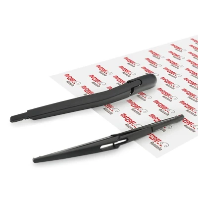 Image of 55701469, 71751021, 71751022 wiper Arm METZGER 2190282 Rear with integrated blade, cap FIAT: Punto Evo Hatchback, Grande Hatchback