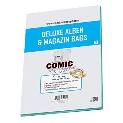 Image of Comic Concept Deluxe Album Bag S (218 x 300 mm, Transparent, Theme)