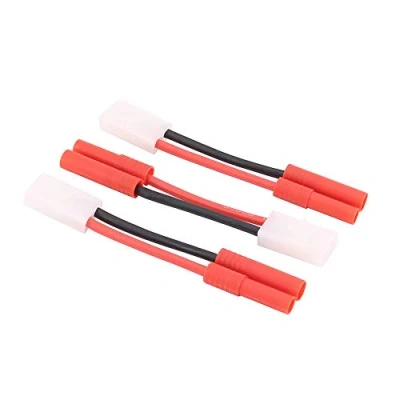 Image of BDHI 3pcs HXT 4MM Male to Tamiya Female Connector Adapter Cable 14awg 5cm Wire for Turnigy(BDHI 55)