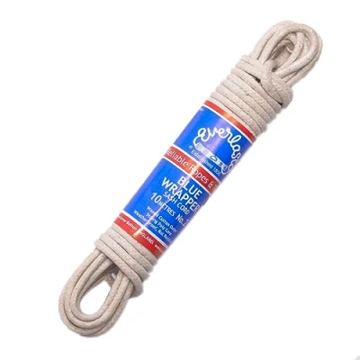 Image of Everlasto &#039;Blue Wrapper&#039; British Made Waxed Cotton Sash Cord Pulley Line 10M (No.1 5MM)