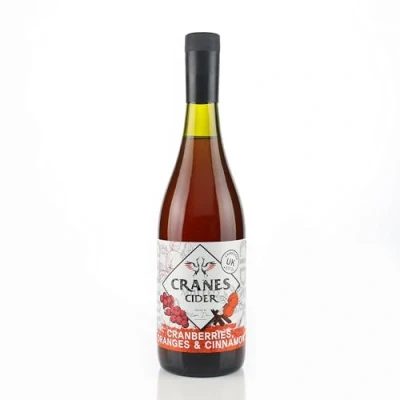 Image of Cranes Cranberries, Oranges &amp; Cinnamon Mulled Cider 3.4% 750ml Bottle