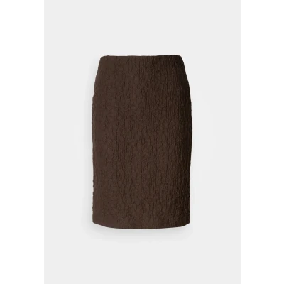 Image of Textured mini skirt