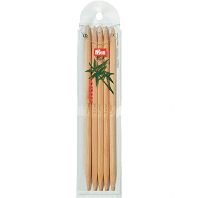 Image of Prym Double Pointed Needle, Bamboo, 7 mm 20 cm