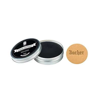 Image of BACHER Honing Compound 100g Ultra Fine for Polishing and Stropping Knife Leather Strop Sharpening Compounds Set with applicator