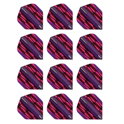Image of RED DRAGON Hardcore Radical Pink Teardrop Dart Flights 4 Sets Per Pack (12 in total)