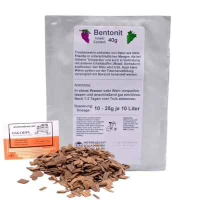 Image of AlcoFermBrew Bentonite 40g Wine Klar, Finings, Winemaking