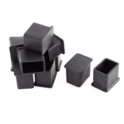 Image of sourcingmap Rubber 20x30mm Furniture Chair Table Foot Leg Cover Protector 10 Pcs