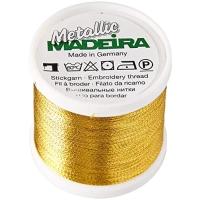 Image of Madeira 025144 200 m Metallic Thread, Gold