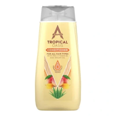 Image of Astonish Tropical Conditioner with Argan Oil, 375ml