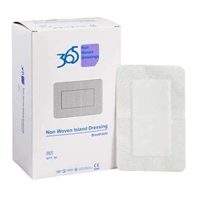 Image of 365 Non Woven breathable Island Dressing 10cm x (x 50 dressings)