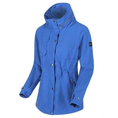 Image of Regatta Women&#039;s Narelle Waterproof Breathable Jacket with Stand Collar and Full Zip Opening