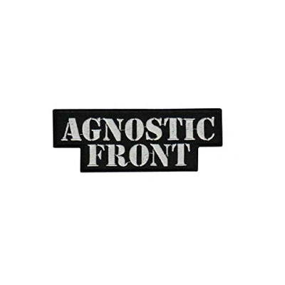 Image of Agnostic Front Hardcore Punk Band Patch Badge Embroidered Iron on Applique Souvenir Accessory