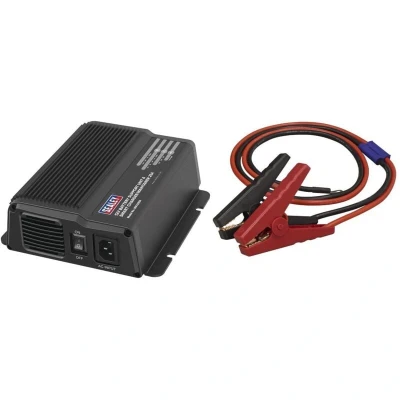Image of Sealey 12V Battery Support Unit &amp; Smart Charger/Maintainer 25A