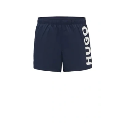 Image of HUGO ABAS Swimming shorts Dark blue, Men&#039;s, Size: XL, blue