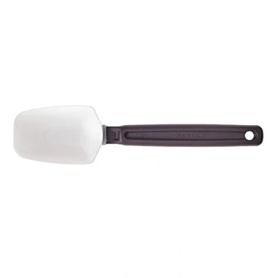 Image of Mercer Culinary M35115 10&quot; Silicone Blade Spoon Scraper High Heat Spatula, White