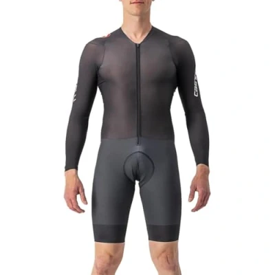 Image of CASTELLI 4523007 010 Body PAINT 4.X SPEED SUIT Men&#039;s Black L