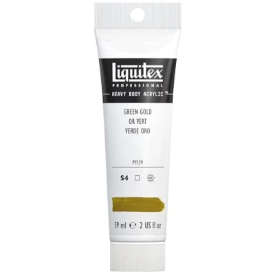 Image of Liquitex Heavy Body Acrylic Paint 59ml Tube Green Gold Series 4