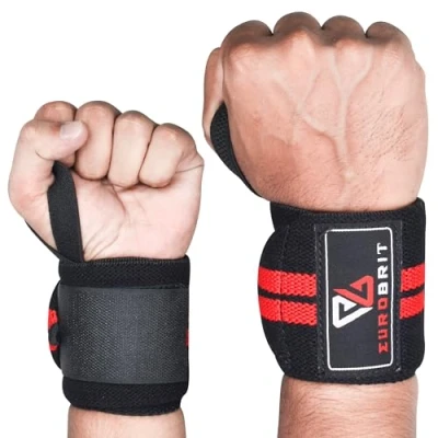 Image of Wrist Wraps Power Weight Lifting Supports Gym Training Fist Straps