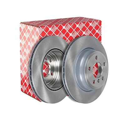 Image of 34216792233, 34216864899 Brake disc FEBI BILSTEIN 43907 Rear Axle 330mm 20mm 5 Hole 120mm internally vented Coated BMW: 3 Touring, 4 Gran Coupe