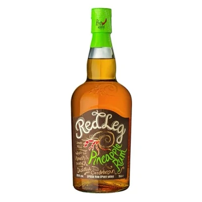 Image of RedLeg Pineapple rum Premium Caribbean infused with pineapple, 70cl (Packaging May Vary)