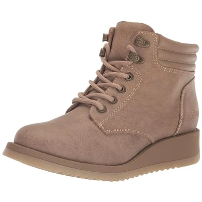 Image of Blowfish Malibu Women&#039;s City Fashion Boot, Almond Redwoodvegan/Far Out, 6.5 UK