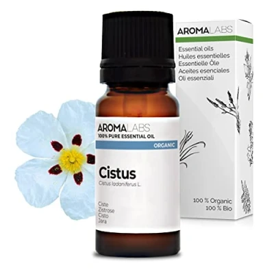 Image of BIO CISTUS Essential Oil 10mL 100% Pure, Natural, Chemotyped and AB Certified AROMA LABS (French Brand)