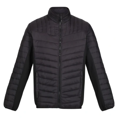Image of Regatta Mens Tourer Hybrid Padded Jacket (Black) Size X Large