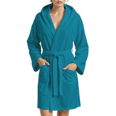 Image of PETTI Artigiani Italiani Microfiber Bathrobe, Grey, XXL