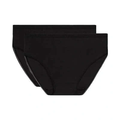 Image of DIM 2 PACK Briefs, Women&#039;s, Size: Large, Noir