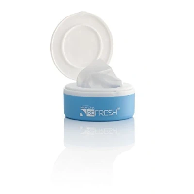 Image of Techlink Refresh Anti Bacterial Quick Dry Screen Wipes Blue
