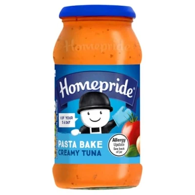 Image of Homepride Creamy Tuna Pasta Bake, 485 g Jar (Pack of 1)