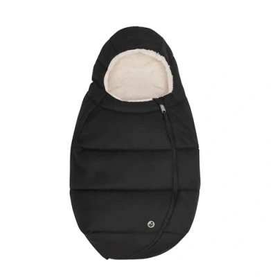 Image of Maxi Cosi Baby car Seat footmuff, Provides Comfort, Easy and Safe, Soft Sturdy Fabrics, Machine Washable, Compatible with All Seats, Twillic Black