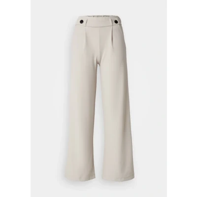 Image of JDY Women&#039;s JDYGEGGO New Long Pant JRS NOOS Trouser, Chateau Grey/Detail: Black Buttons, S