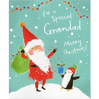 Image of for A Special Grandad Santa Christmas Greeting Card Xmas Cards 669388