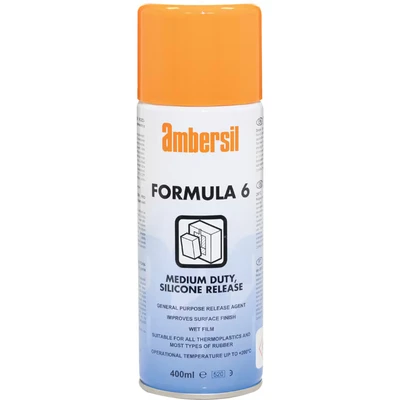 Image of Ambersil 31535 Formula Six Medium Duty Silicone Release Agent 400ml