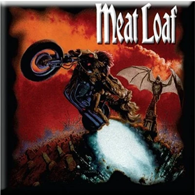Image of Meatloaf &quot;Bat Out of Hell&quot; Fridge Magnet