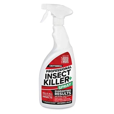 Image of CritterKill Professional Insect Killer Spray Guaranteed Results Used by Pest Controllers for Fleas, Bed Bugs, Moths, Spiders &amp; Insects 1L