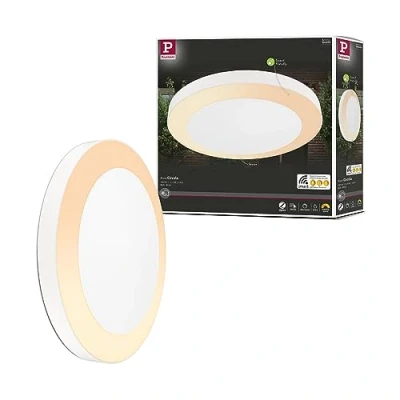 Image of Paulmann 94527 LED outdoor luminaire Smart Home Zigbee ceiling Circula IP44 dusk/motion sensor Tunable Warm 14W 2200 3000K