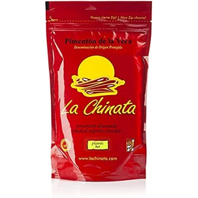Image of Paprika Powder Smoked 1 kg. HOT Bag LA CHINATA