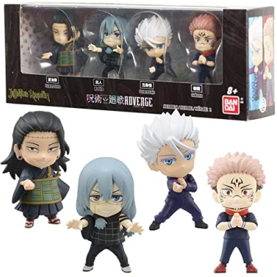 Image of BANDAI Namco Jujutsu Kaisen Adverge Figure Box Set D (Satoru Gojo, Ryomen Sukuna, Suguru Geto, Mahito),