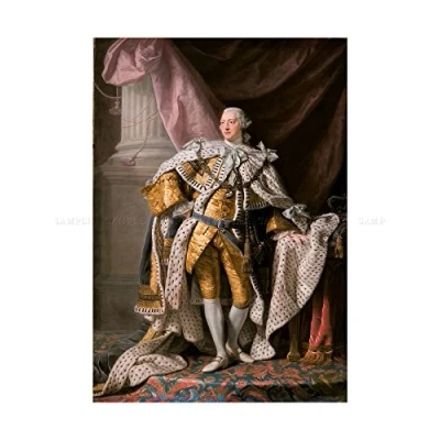 Image of Wee Blue Coo Painting Portrait Ramsay King George Iii England Hanover Wall Art Print