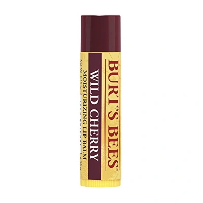 Image of Wild Cherry Moisturizing Lip Balm Burts Bees For Unisex 0.15 oz