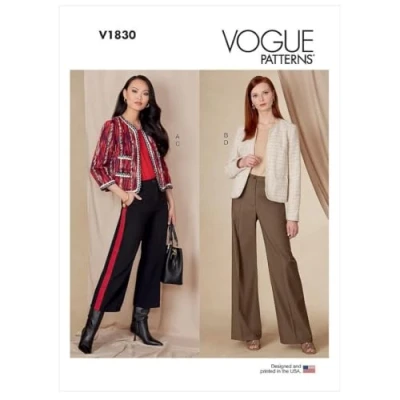Image of Vogue Patterns V1830B5 Misses Sportswear B5 (8 10 12 14 16)