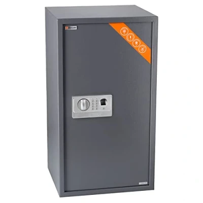 Image of Brihard Large Biometric Safe XXL 2 in 1 Digital Keypad and Fingerprint 73x40x36cm for Business Anti Bump Lock Security with LED