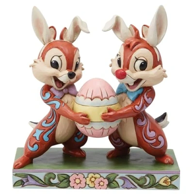 Image of Disney Traditions Chip N Dale Easter Figurine