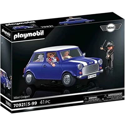 Image of Playmobil Classic Cars 70921 Mini Cooper, Model Car For Adults, Toy Children, ages 5 99