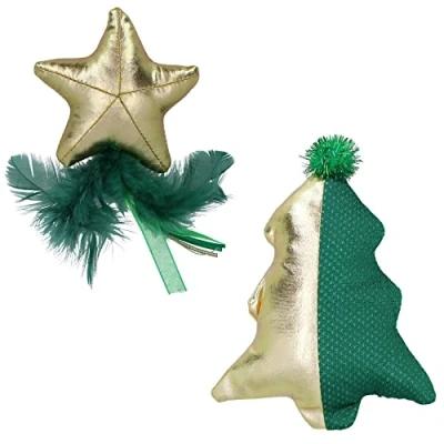 Image of AB Tools Cat Kitten Magical Forest Gold Star &amp; Tree Toy Feline Bundle