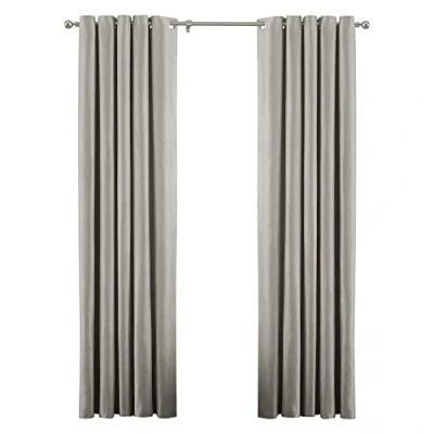 Image of Riva Paoletti Atlantic Ringtop Eyelet Curtains (Pair), 168cm x 183cm, Natural Beige